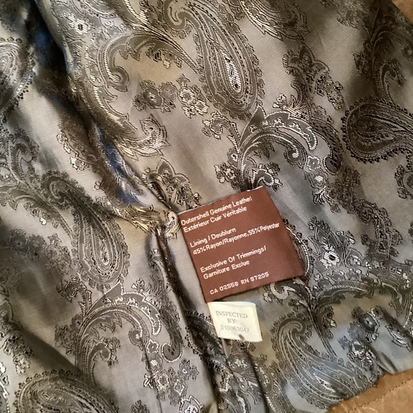 Danier Brown Leather Jacket, size medium - Picture 10 of 11